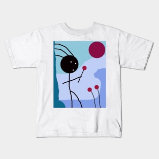 Kid Under the Sun Stick Figure Kids T-Shirt